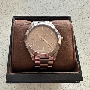Rose gold Michael Kors watch